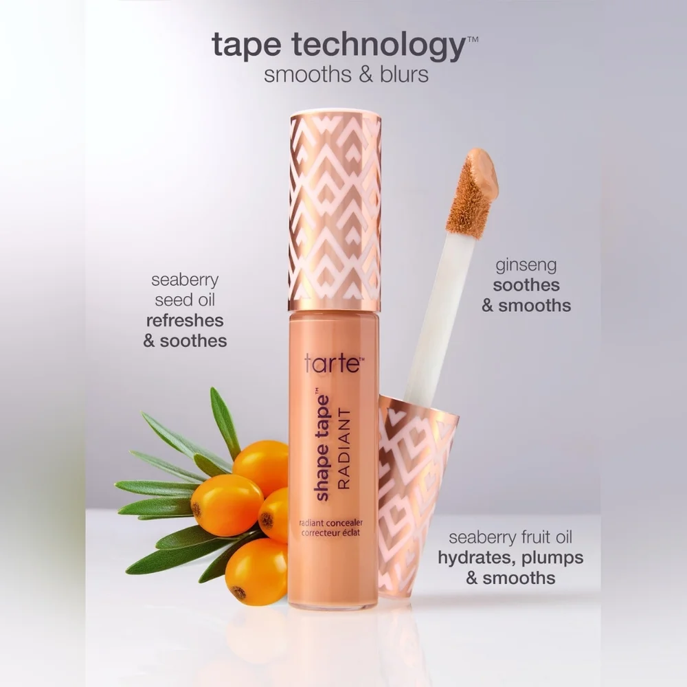 62W Espresso Warm Tarte Radiant Concealer Shape Tape Brand New In Box Full Size